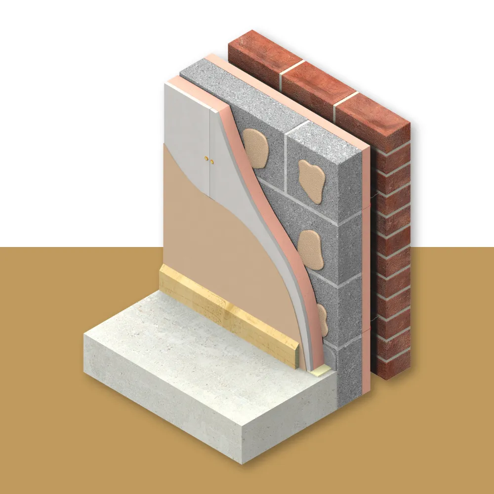 62.5mm Kingspan Kooltherm K118 Insulated Plasterboard (2400x1200mm) - per board