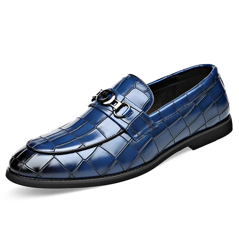 Adam Men's Croc Embossed Loafer