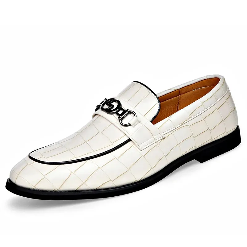 Adam Men's Croc Embossed Loafer