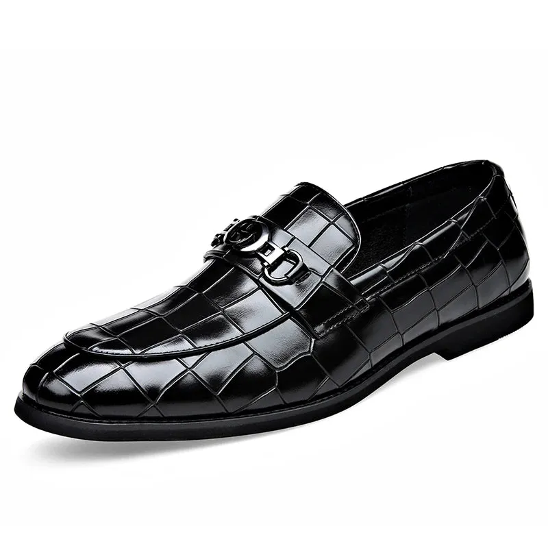 Adam Men's Croc Embossed Loafer