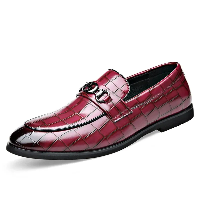 Adam Men's Croc Embossed Loafer