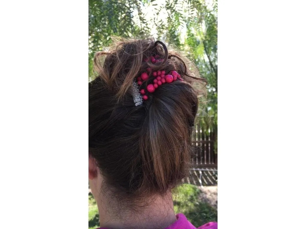 African Butterfly Wire Hair Clip - 7 Tong 542