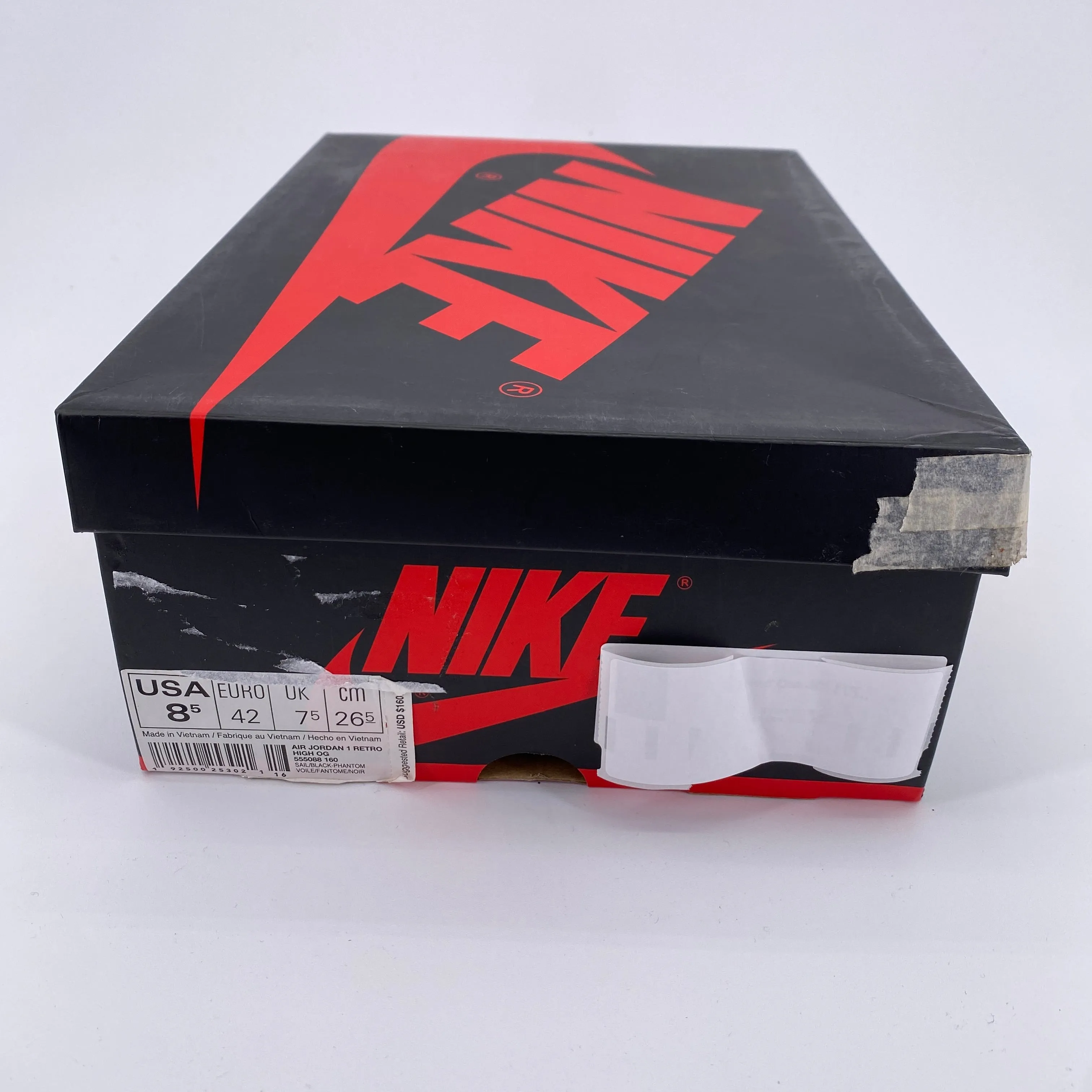 Air Jordan 1 Retro High OG "Phantom Gym Red" 2019 New Size 8.5