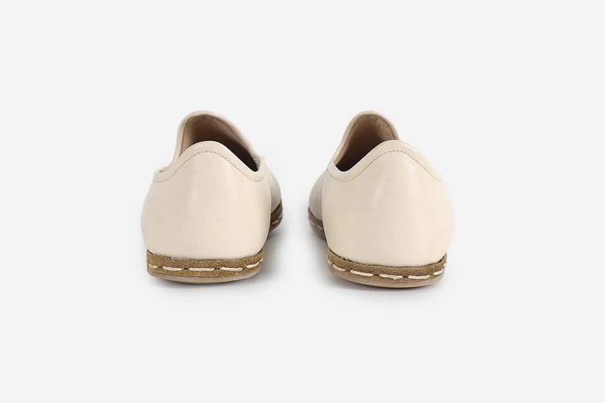 Alabaster Handmade Leather Loafers (Men's)