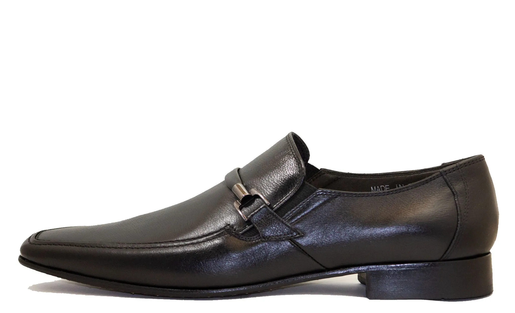Alfredo Men's Black Leather Sole 003