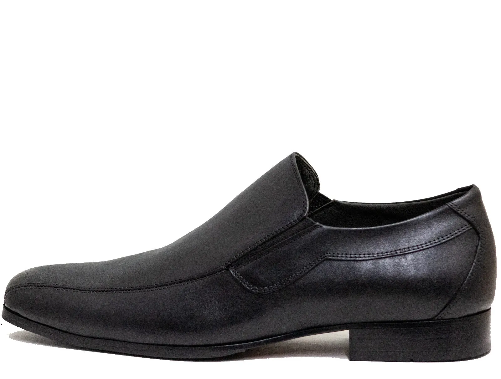 Alfredo Men's Black Leather Sole 22405