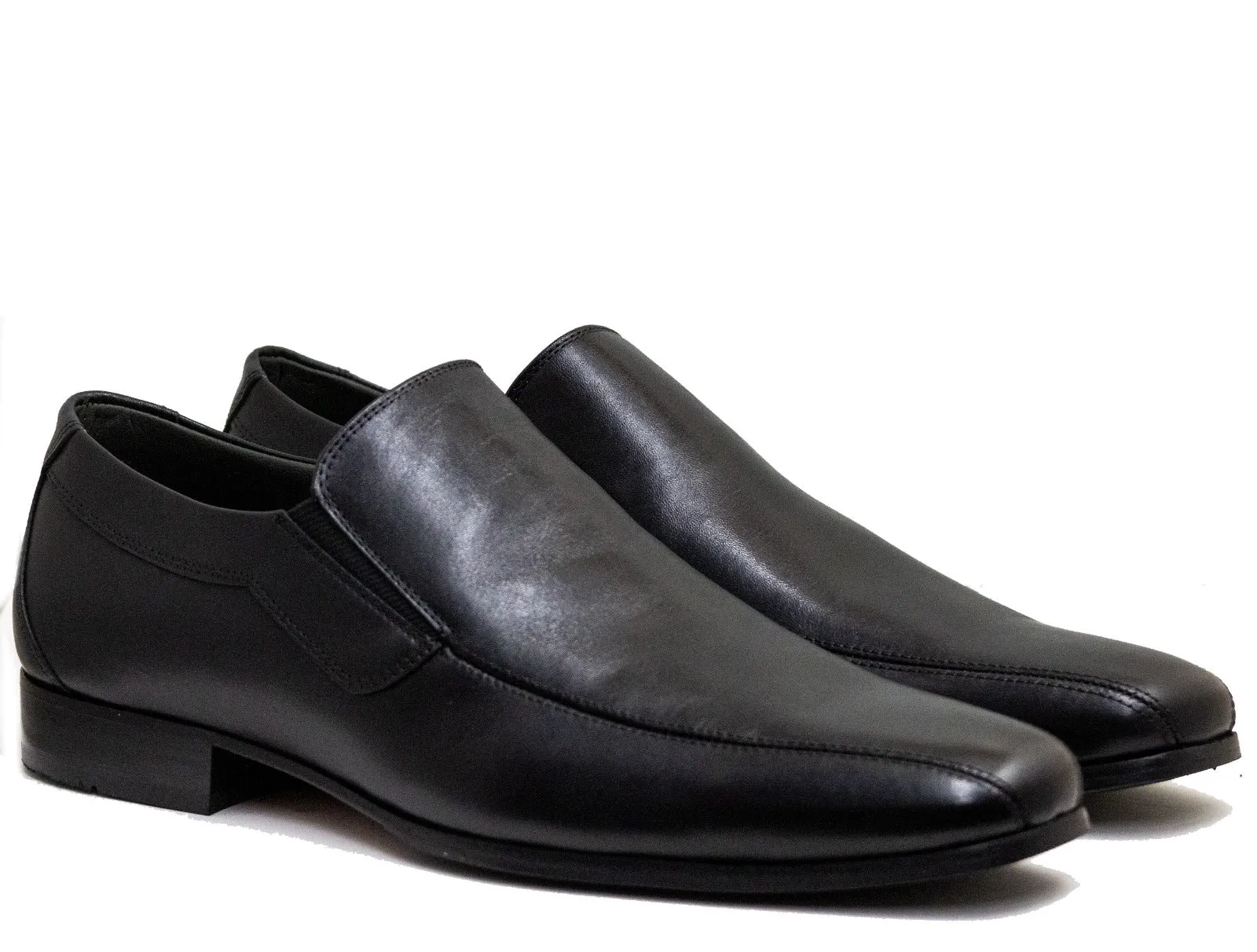 Alfredo Men's Black Leather Sole 22405