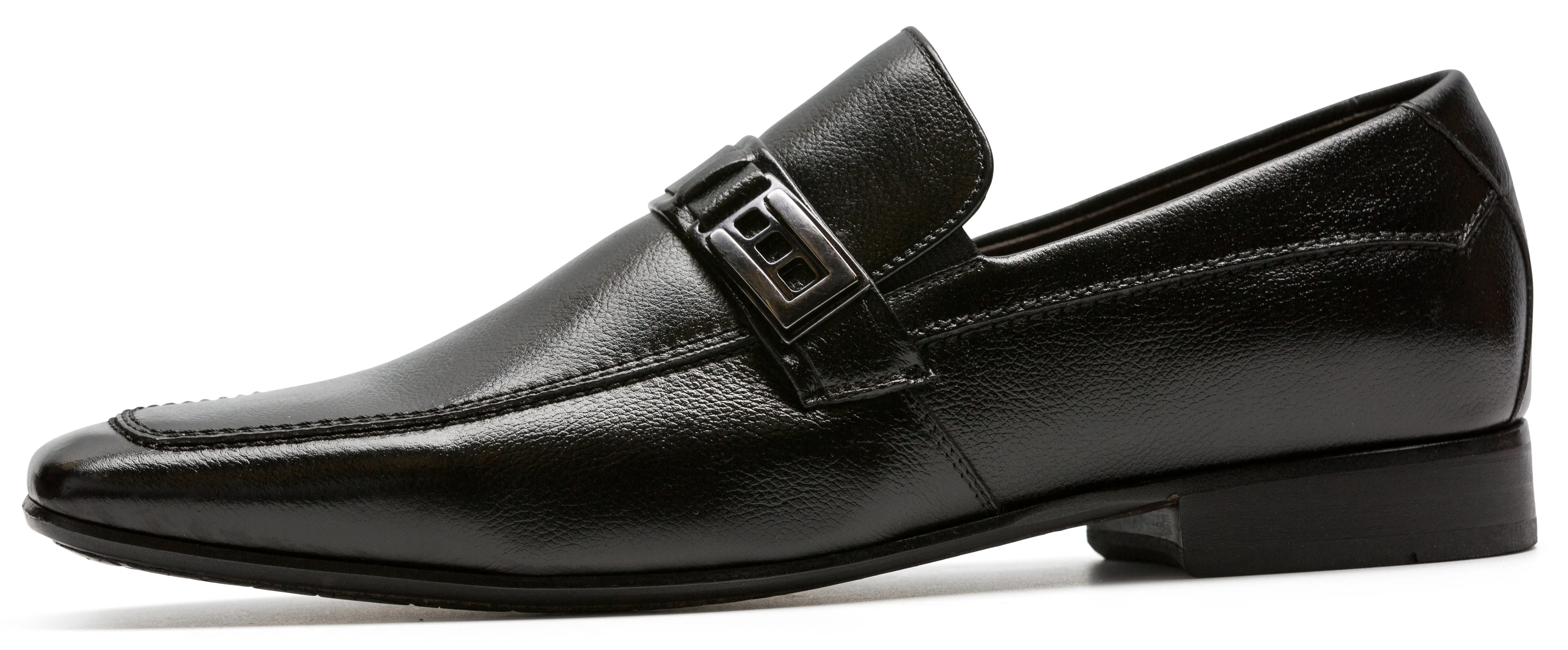 Alfredo Men's Black Leather Sole 320