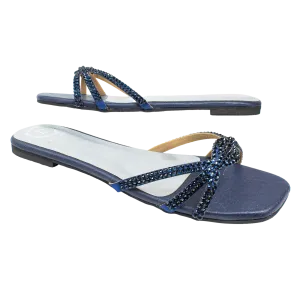 Amal Flats S132F - Navy Blue