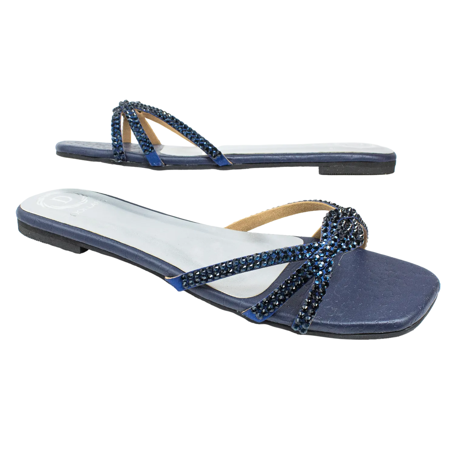 Amal Flats S132F - Navy Blue