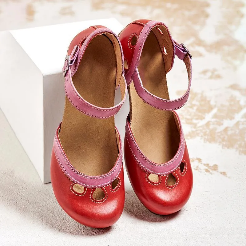 Anastasia | Orthopedic sandals with low heels for Women