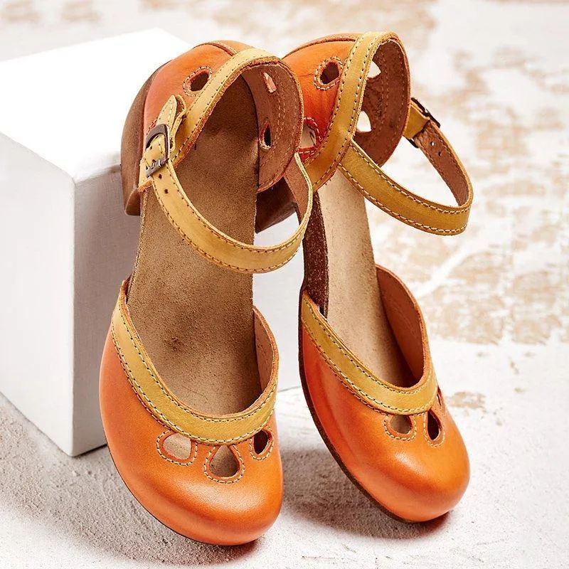 Anastasia | Orthopedic sandals with low heels for Women