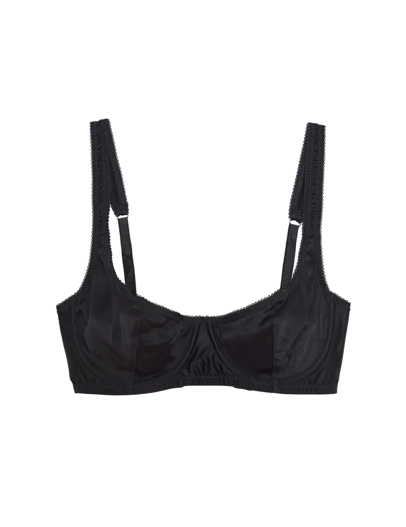 Araks: Gita Silk Underwire Bra - Black
