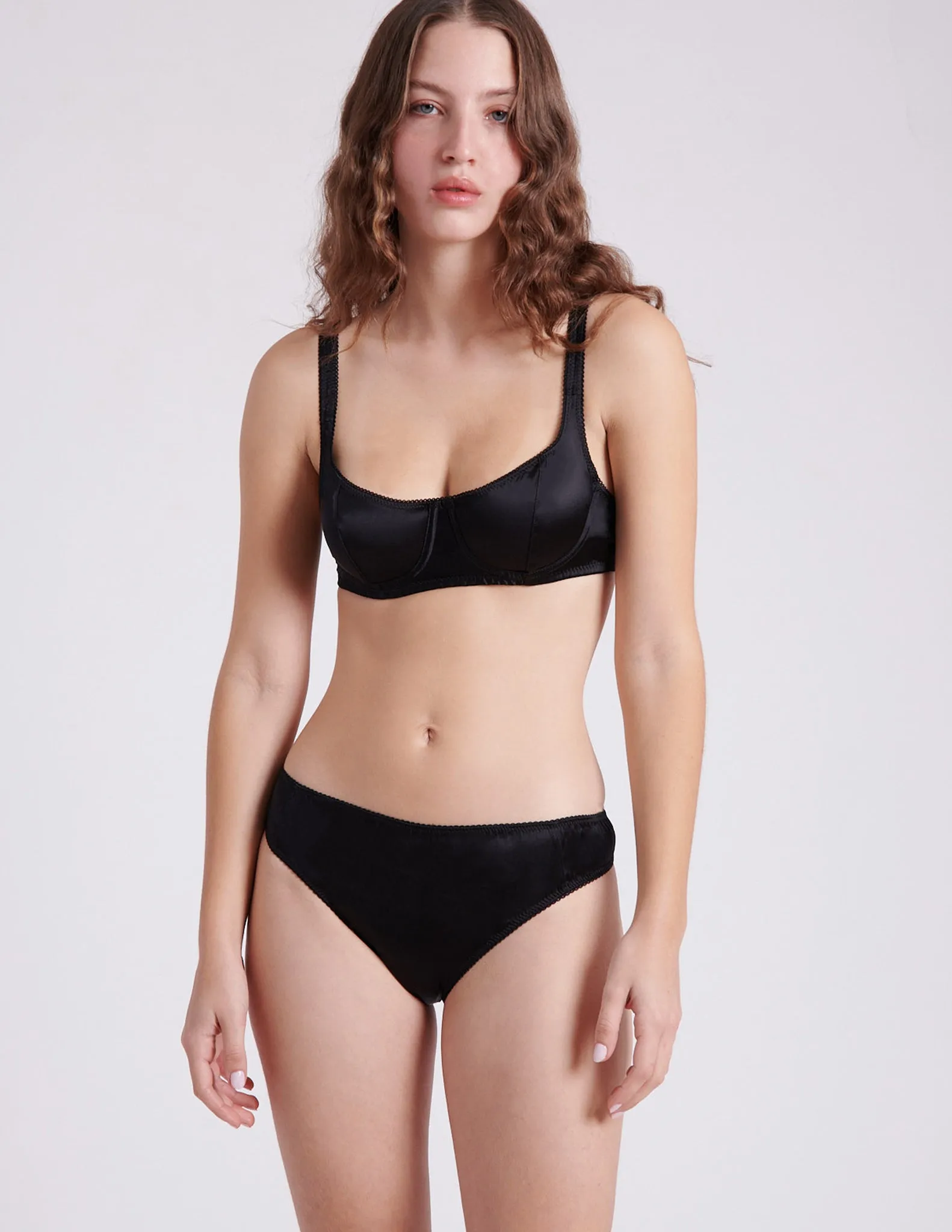 Araks: Gita Silk Underwire Bra - Black