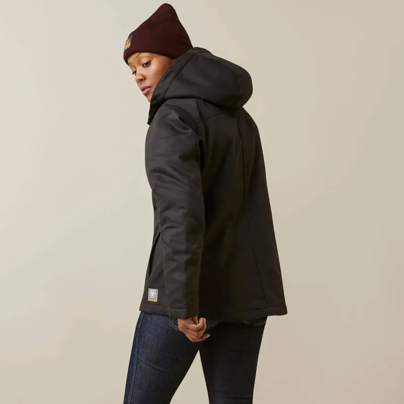 Ariat Women's Rebar DuraCanvas Insulated Jacket Black - 10046558