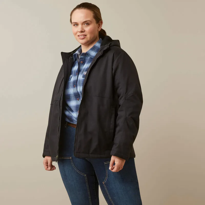 Ariat Women's Rebar DuraCanvas Insulated Jacket Black - 10046558