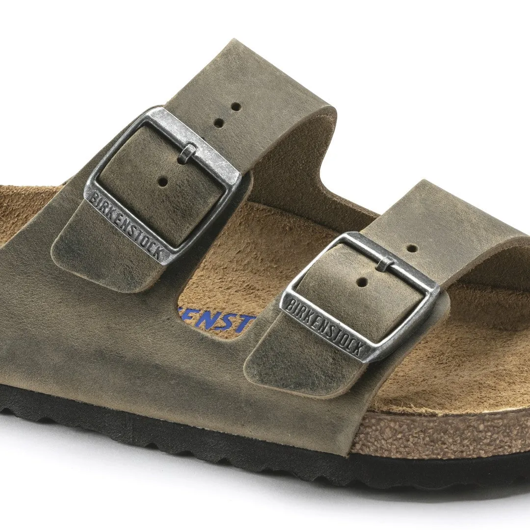 Arizona Soft Footbed Oiled Leather - Faded Khaki