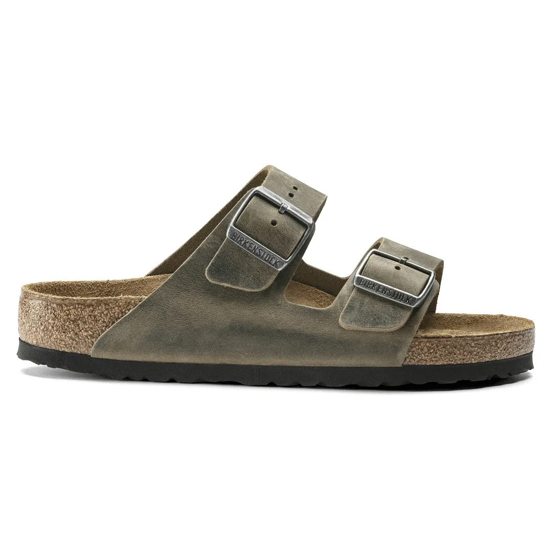Arizona Soft Footbed Oiled Leather - Faded Khaki
