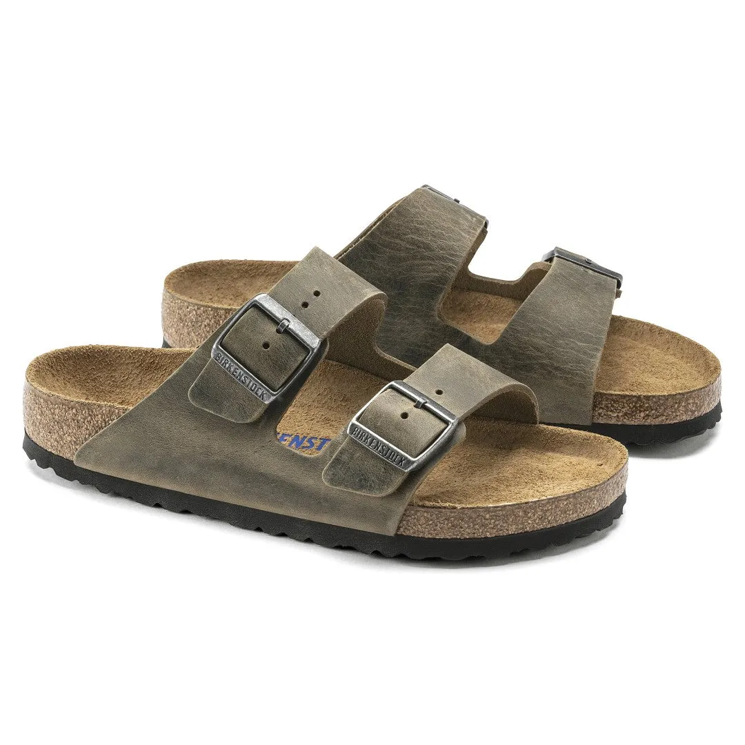 Arizona Soft Footbed Oiled Leather - Faded Khaki