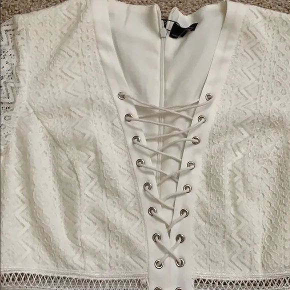 Bardot Lace Front Dress