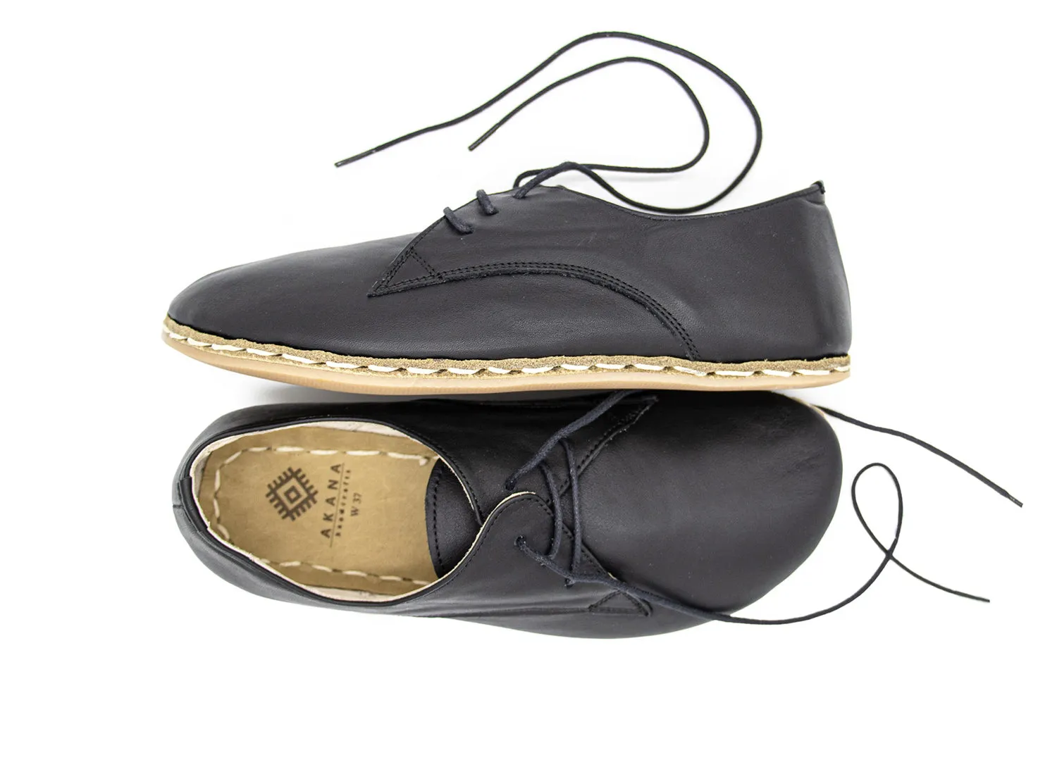 Barefoot Derby Shoes Black Men