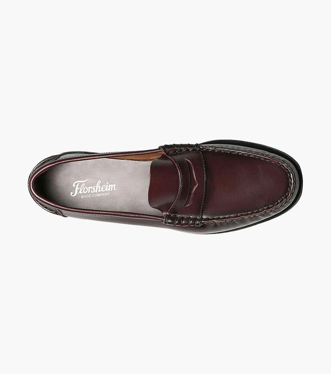 Berkley Moc Toe Penny Loafer-Burgundy| Florsheim
