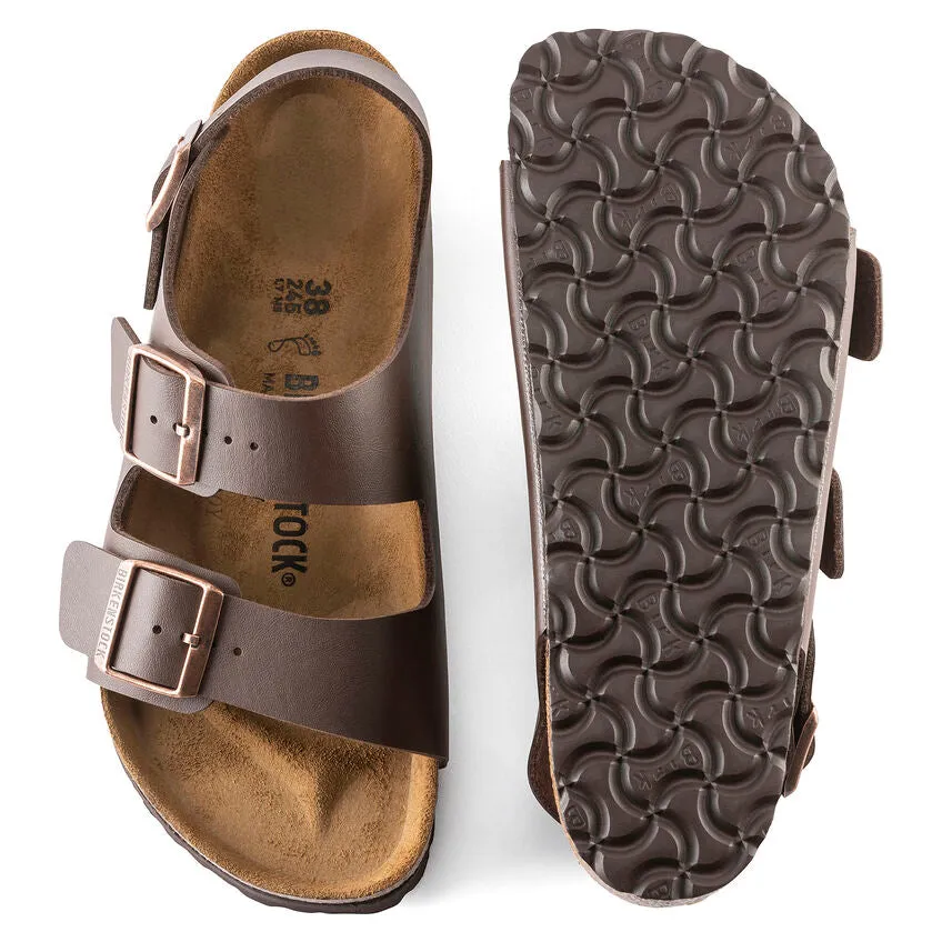 Birkenstock Milano Birko-Flor Sandals Dark Brown Regular Fit