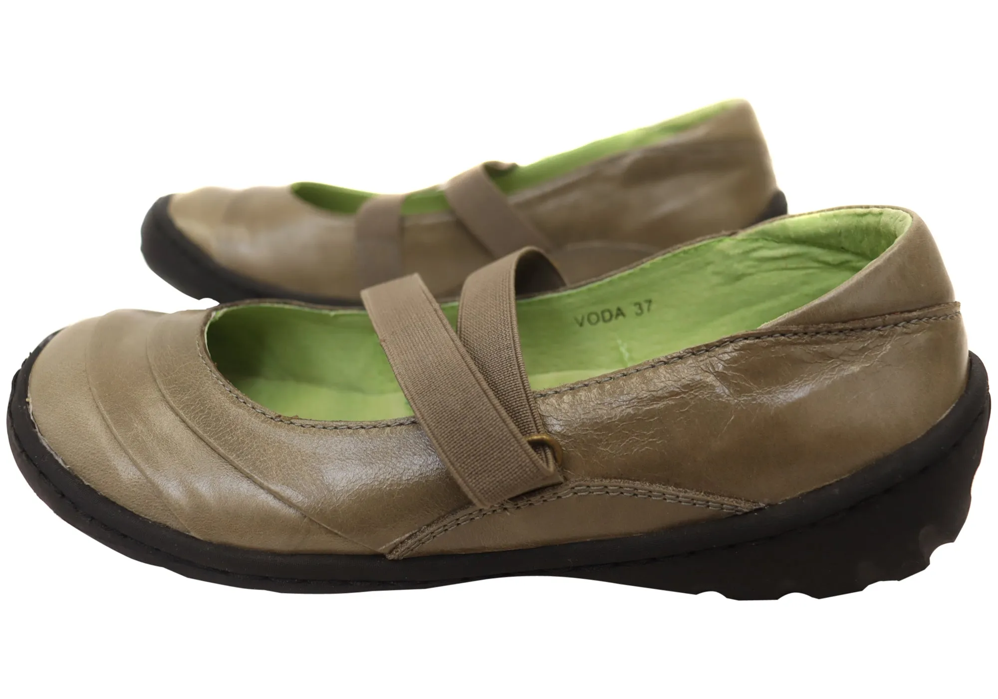 Birthmark Voda Womens Leather Comfortable Mary Jane Shoes