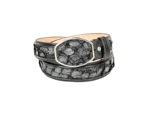 Black Piraruco Metal Buckle Belt