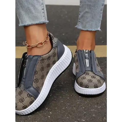 Bold Floral Sneakers