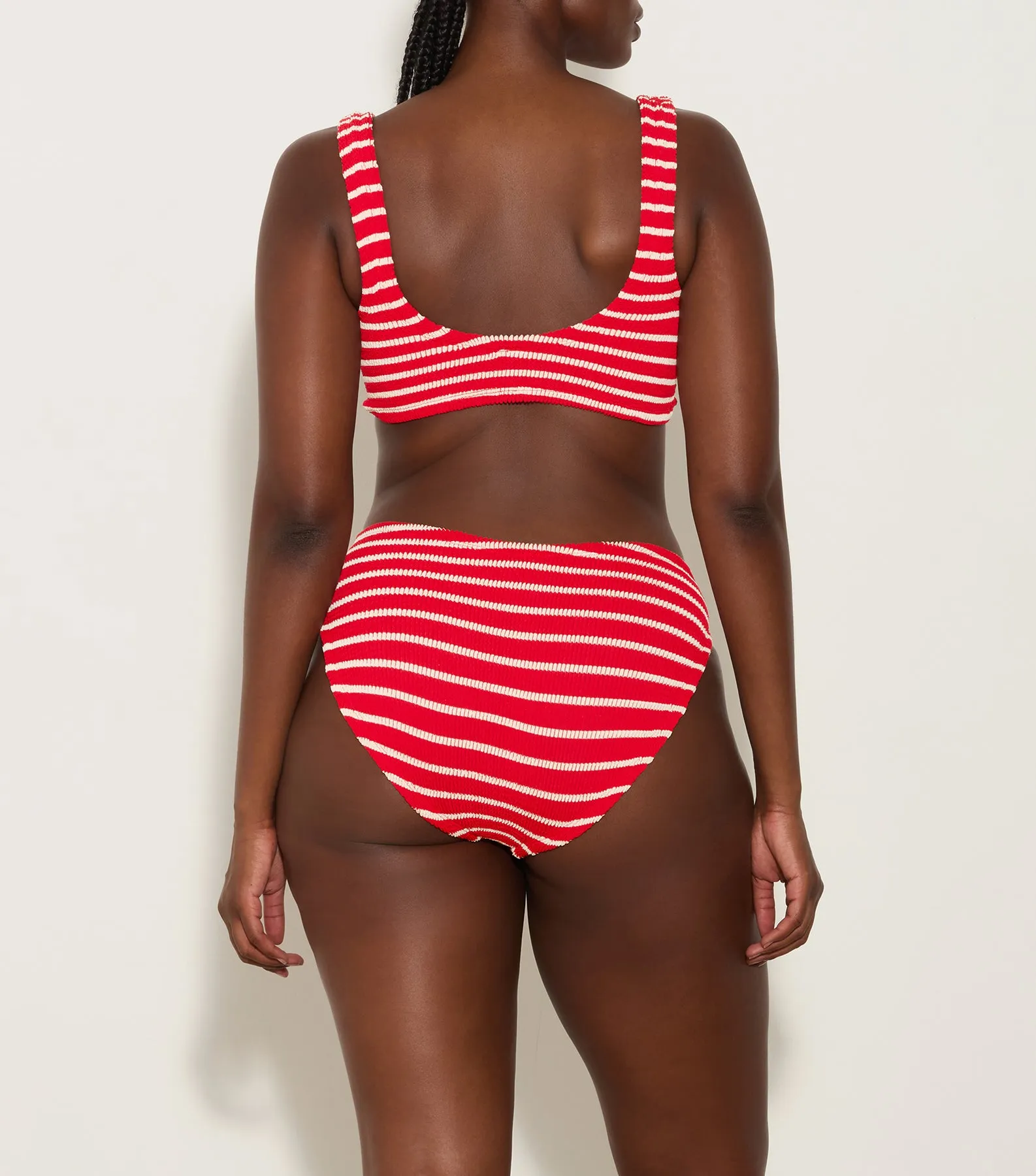 Bonnie Bikini - Red/White Stripe