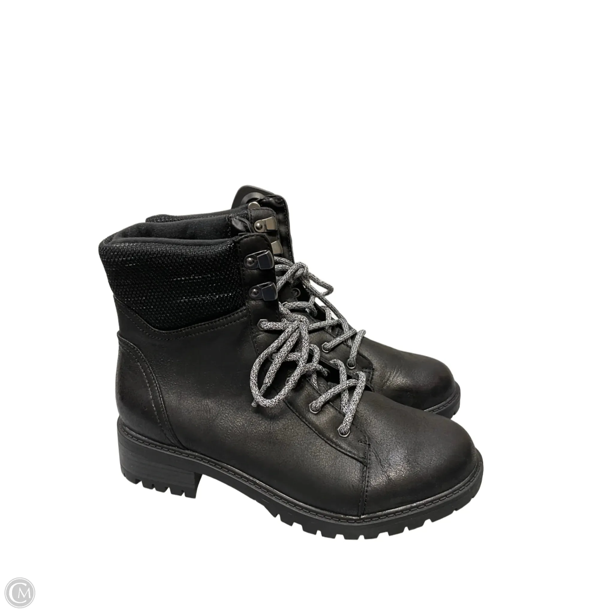 Boots Ankle Flats By Universal Thread In Black, Size: 8