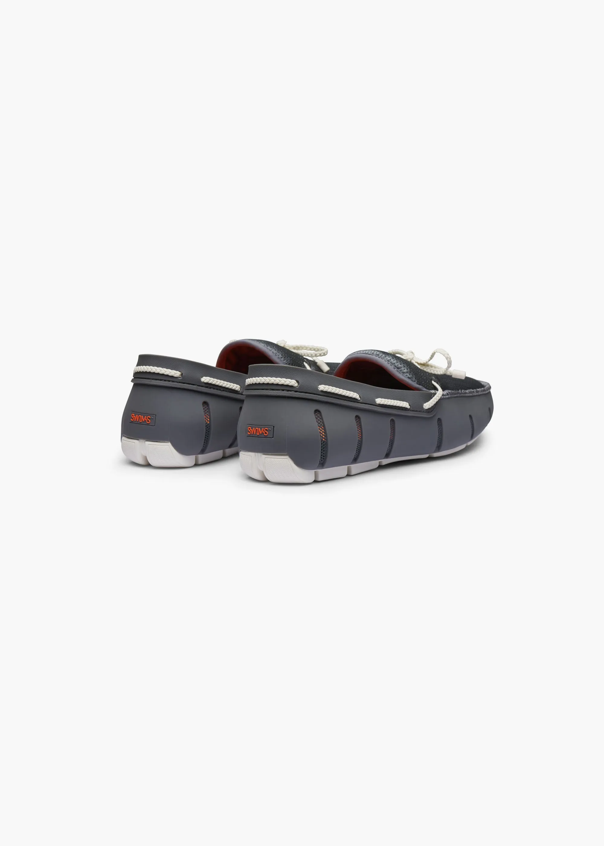 Braided Lace Loafer in Basalt Grey