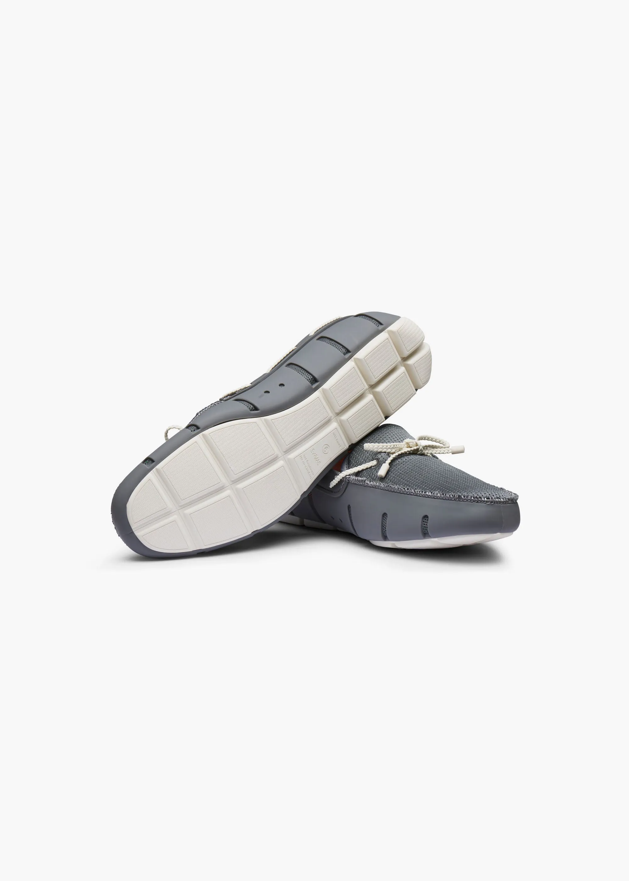 Braided Lace Loafer in Basalt Grey