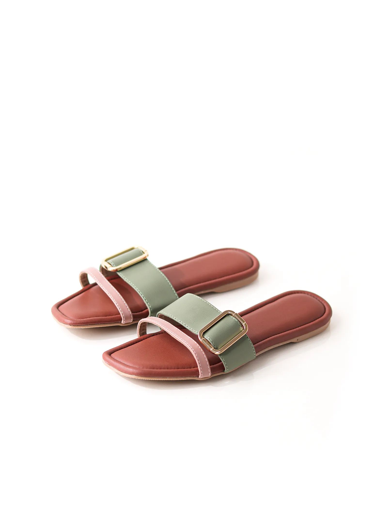 Buckle Flats - Green