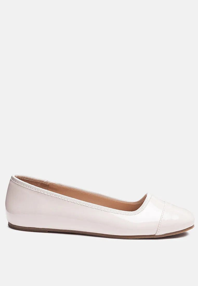 Camella Round Toe Ballerina Flat Shoes By Ruw