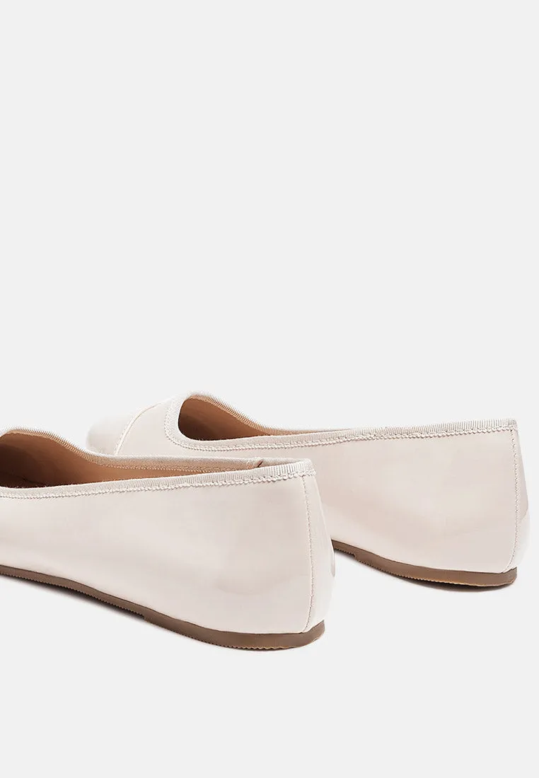 Camella Round Toe Ballerina Flat Shoes By Ruw