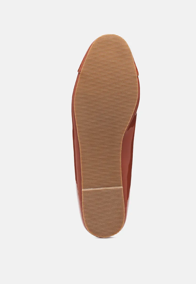Camella Round Toe Ballerina Flat Shoes By Ruw