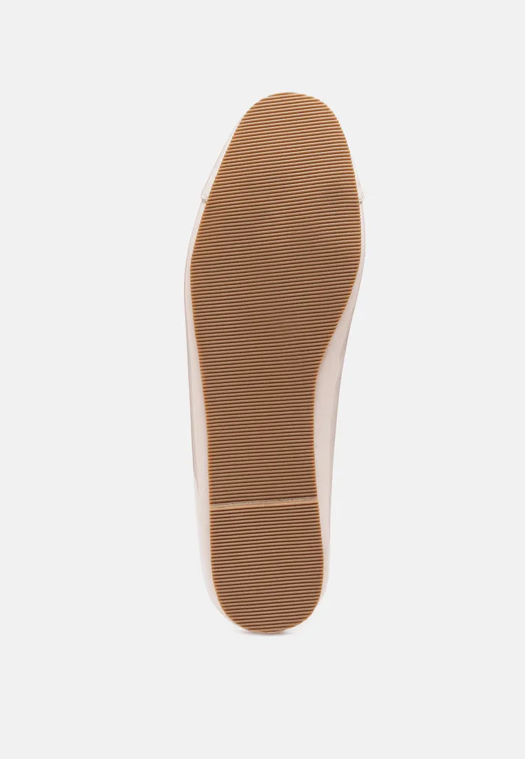 Camella Round Toe Ballerina Flat Shoes By Ruw