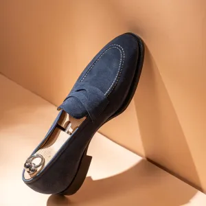 Casual Suede Leather Penny Loafers