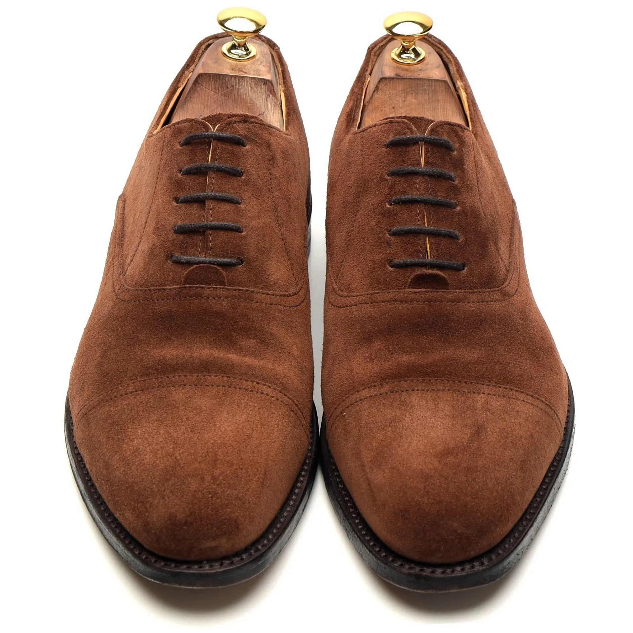 Charles Tyrwhitt Brown Suede Oxford UK 10.5
