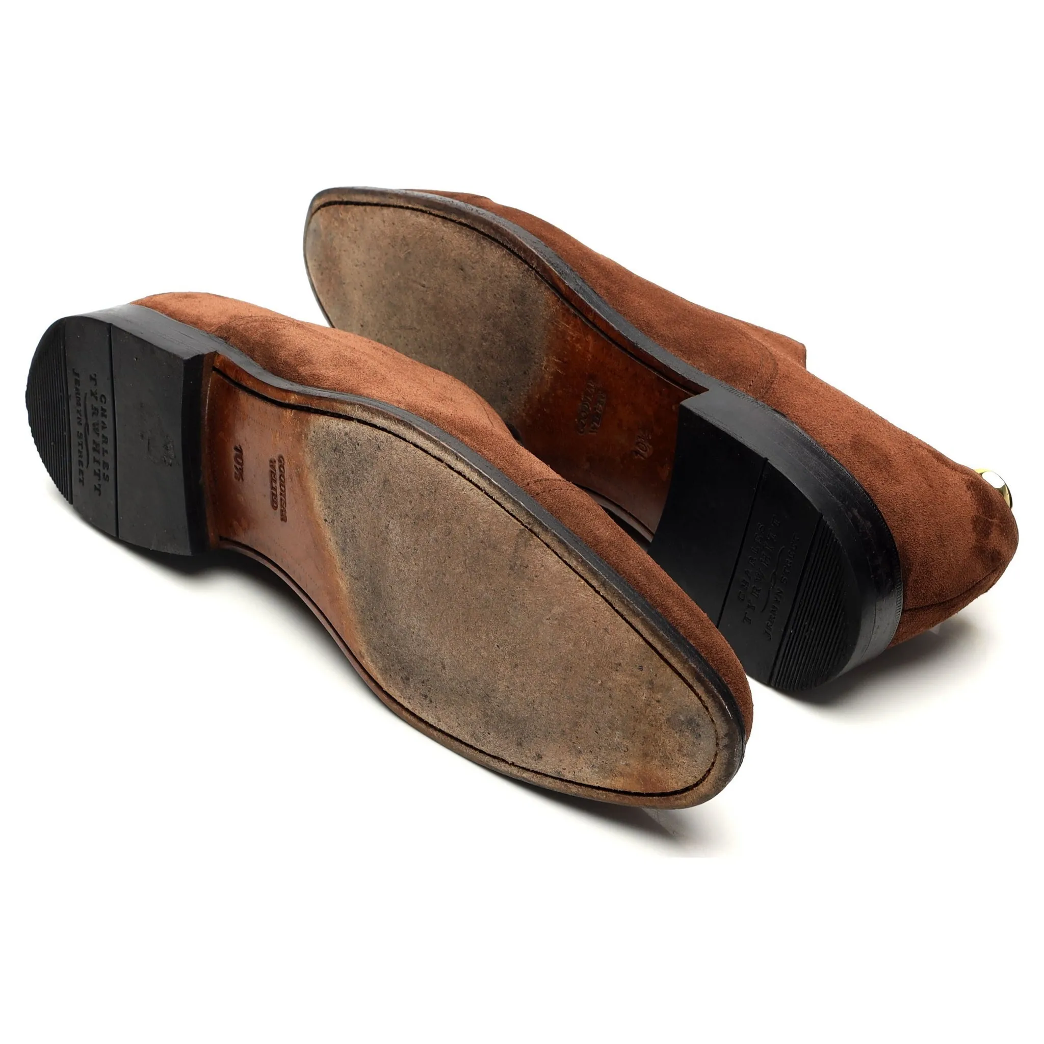 Charles Tyrwhitt Brown Suede Oxford UK 10.5