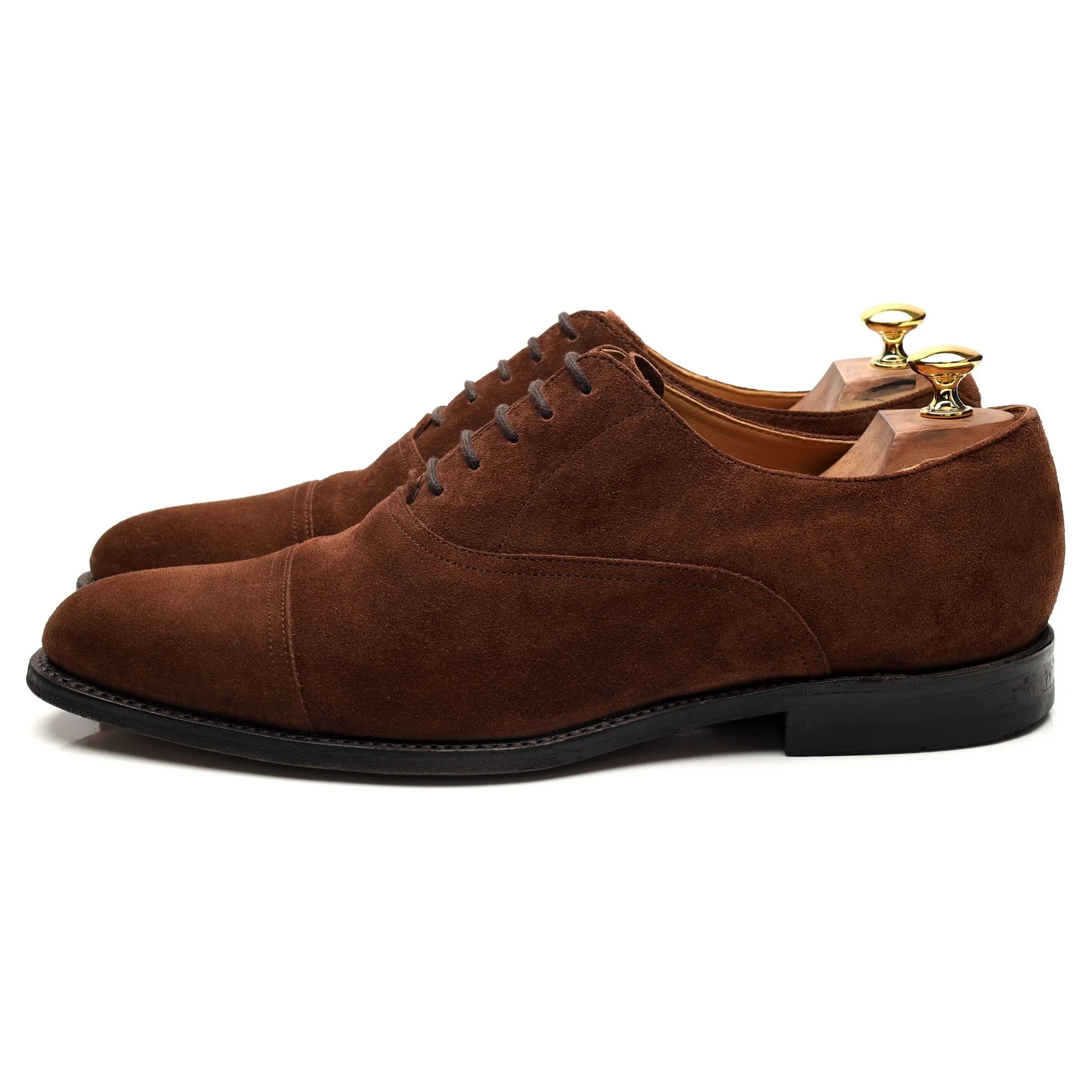 Charles Tyrwhitt Brown Suede Oxford UK 10.5