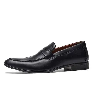 Chaussure de Sortie Vintage en Cuir Noire