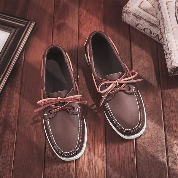 Chaussures Vintage en Cuir Souple