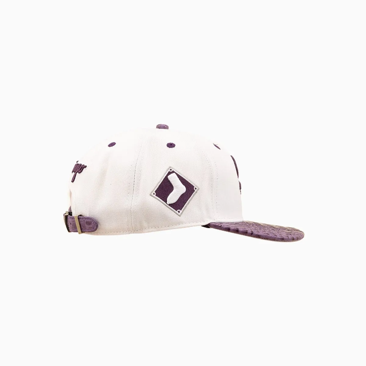 Chicago White Sox MLB Leather Visor Flat Hat
