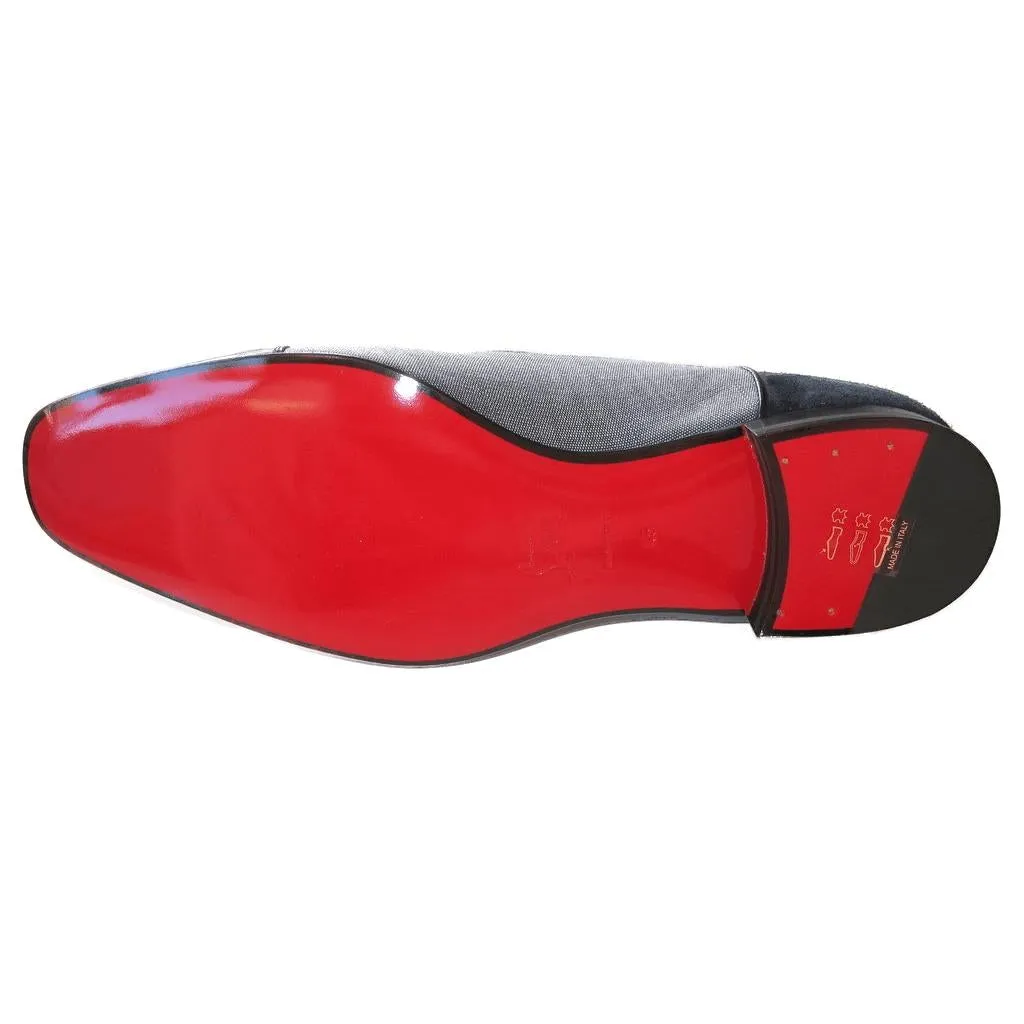 CHRISTIAN LOUBOUTIN Greggo Orlato Flats Calf/Jean Men Shoes NIB!