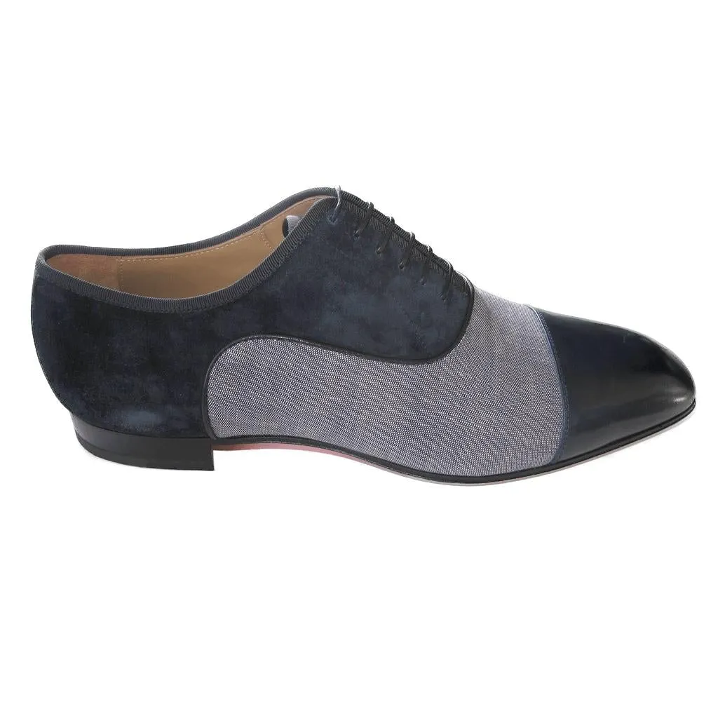 CHRISTIAN LOUBOUTIN Greggo Orlato Flats Calf/Jean Men Shoes NIB!