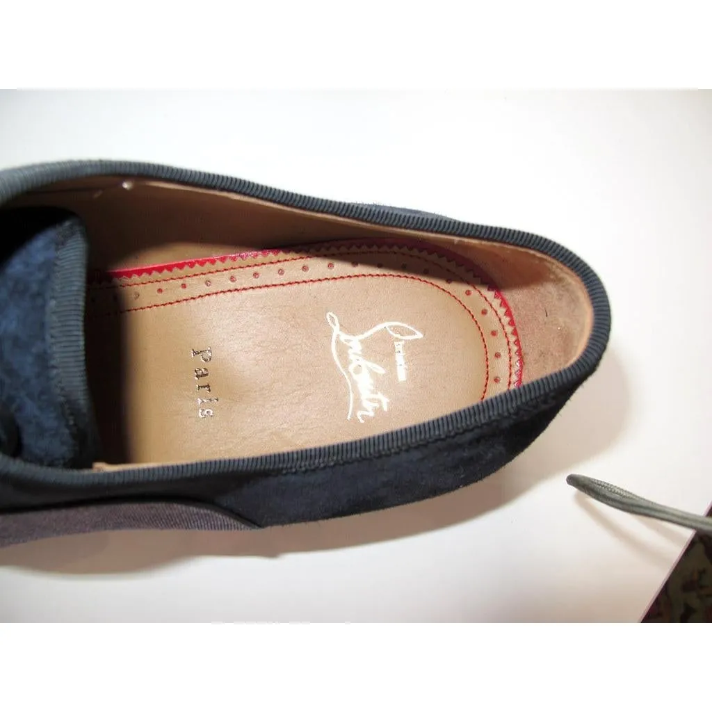 CHRISTIAN LOUBOUTIN Greggo Orlato Flats Calf/Jean Men Shoes NIB!