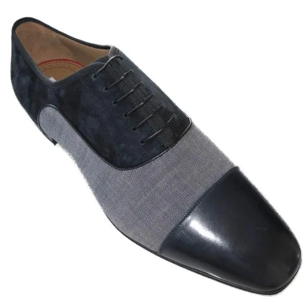 CHRISTIAN LOUBOUTIN Greggo Orlato Flats Calf/Jean Men Shoes NIB!